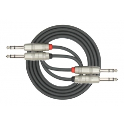 AP-407PR Dual Patch Cable 2x 1/4