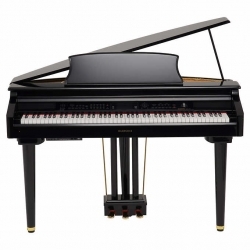 MDG300 - Mini Grand Tabureli Dijital Piyano (Siyah Lake)
