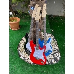 Elektro Gitar 3 Single Strat Kasa (Kırmızı)