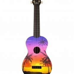 Hawaii Desen Soprano Ukulele 