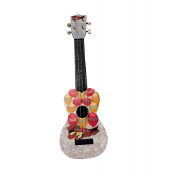 Soprano Ukulele Yeni Yıl Desenli Kapak
