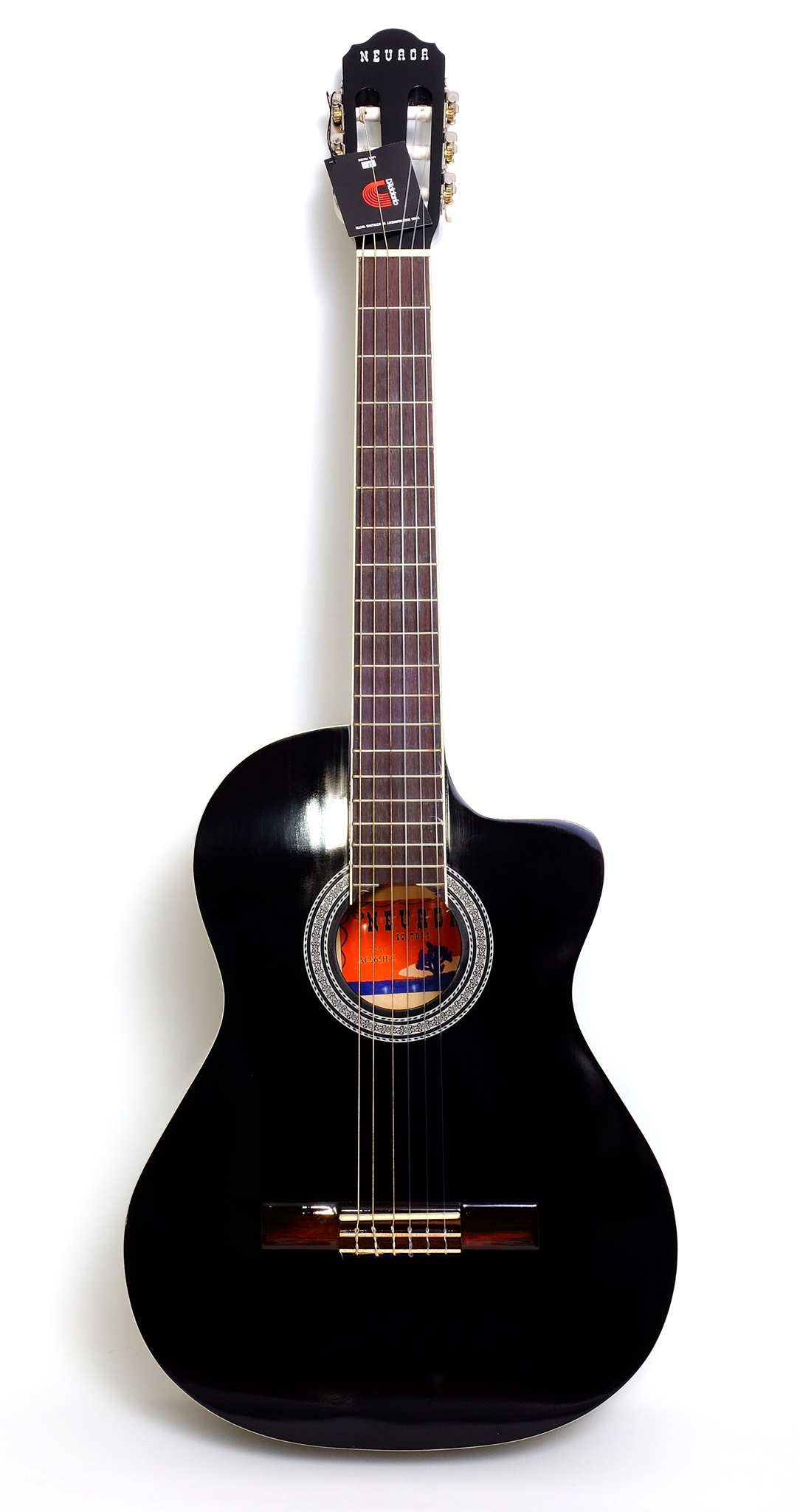 AC965H - Cutaway Klasik Gitar (Siyah)